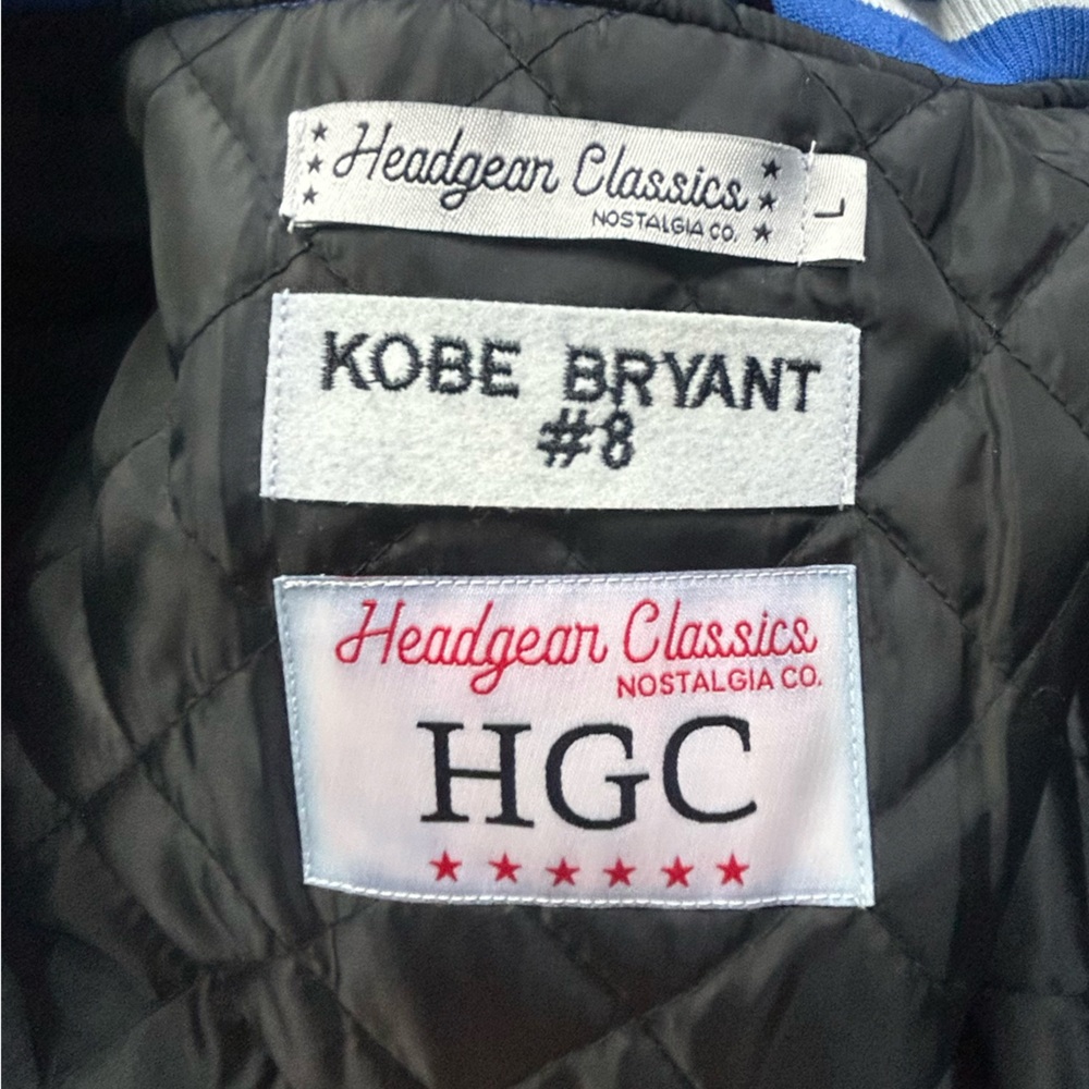Crenshaw Headgear Classic L Kobe Bryant 8 Satin Jacket Varsity Basketball - Picture 5 of 7